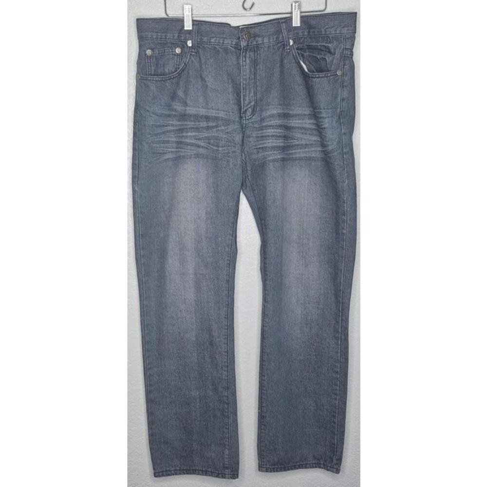 Brooklyn Xpress Men’s Jeans 38x34 Blue Straight Leg Denim Classic Fit